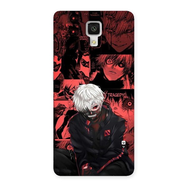 Toukyo Ghoul Kaneki Manga Back Case for Mi4