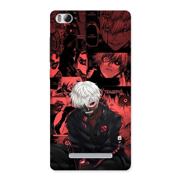 Toukyo Ghoul Kaneki Manga Back Case for Mi4i