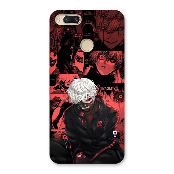 Toukyo Ghoul Kaneki Manga Back Case for Mi A1