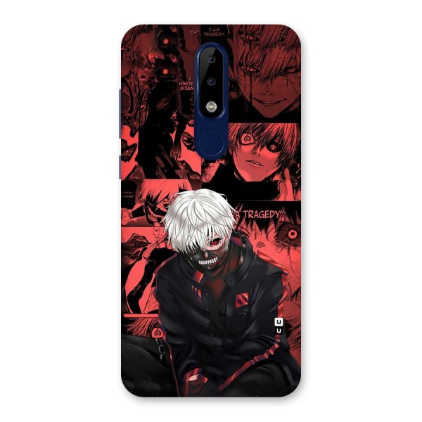 Toukyo Ghoul Kaneki Manga Back Case for Nokia 5.1 Plus