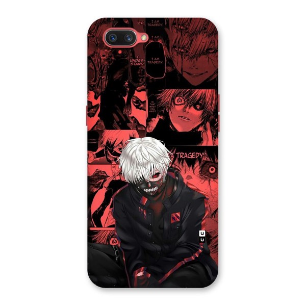 Toukyo Ghoul Kaneki Manga Back Case for Oppo A3s