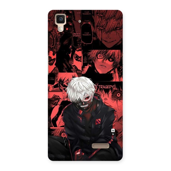 Toukyo Ghoul Kaneki Manga Back Case for Oppo R7