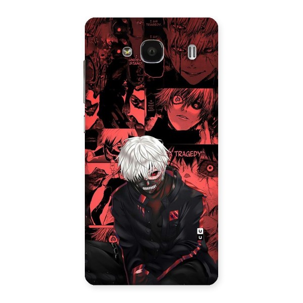 Toukyo Ghoul Kaneki Manga Back Case for Redmi 2s