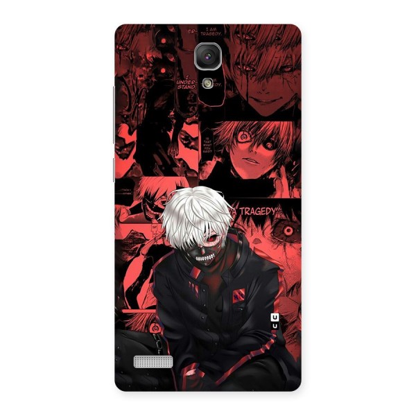 Toukyo Ghoul Kaneki Manga Back Case for Redmi Note