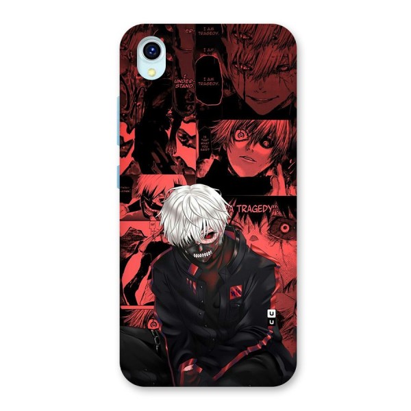 Toukyo Ghoul Kaneki Manga Back Case for Vivo Y1s