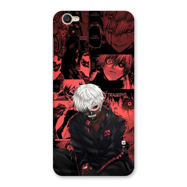 Toukyo Ghoul Kaneki Manga Back Case for Vivo Y55s