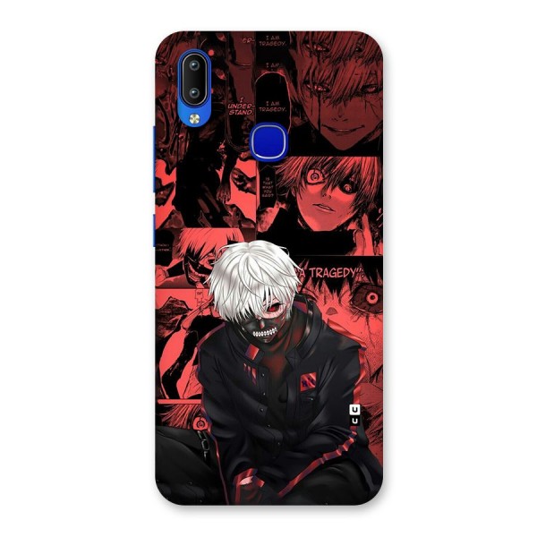 Toukyo Ghoul Kaneki Manga Back Case for Vivo Y91