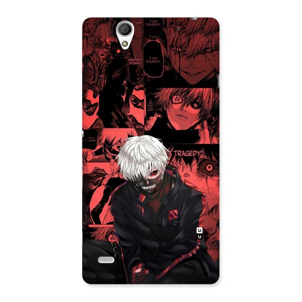 Toukyo Ghoul Kaneki Manga Back Case for Xperia C4