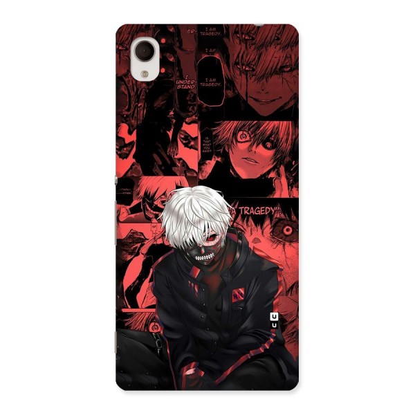 Toukyo Ghoul Kaneki Manga Back Case for Xperia M4