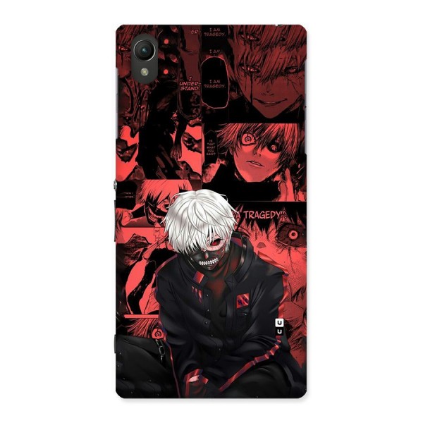 Toukyo Ghoul Kaneki Manga Back Case for Xperia Z1