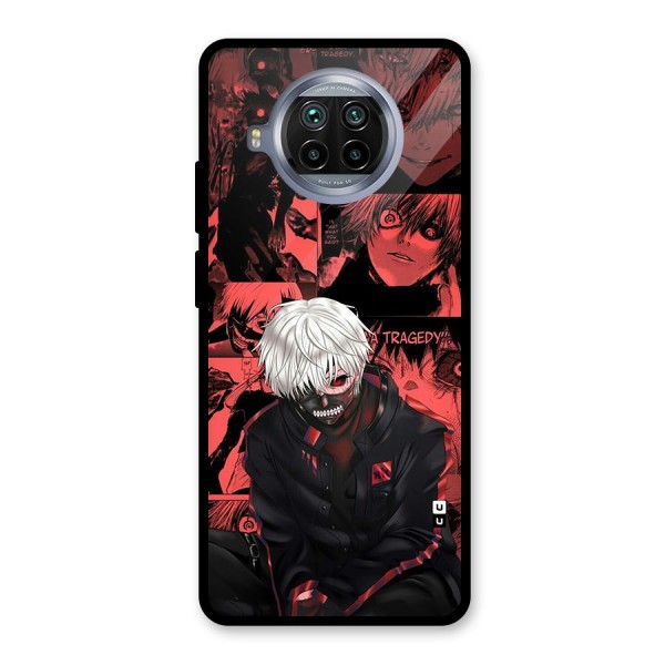 Toukyo Ghoul Kaneki Manga Glass Back Case for Mi 10i