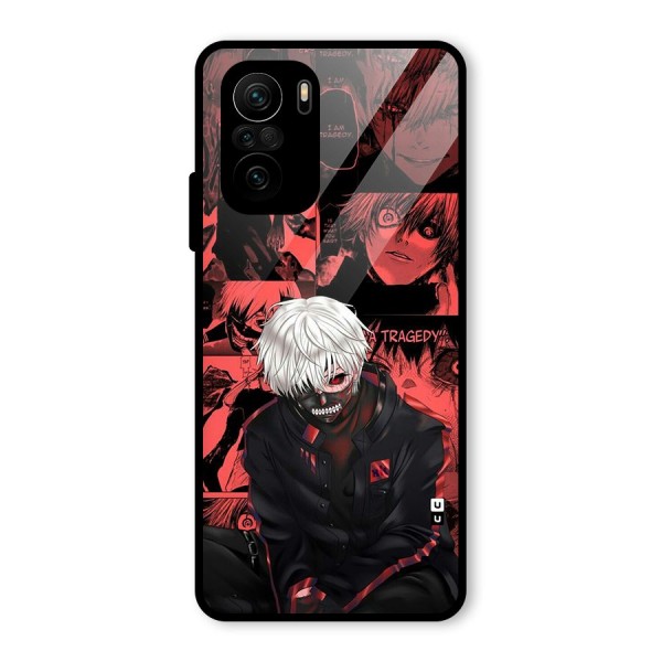 Toukyo Ghoul Kaneki Manga Glass Back Case for Mi 11x