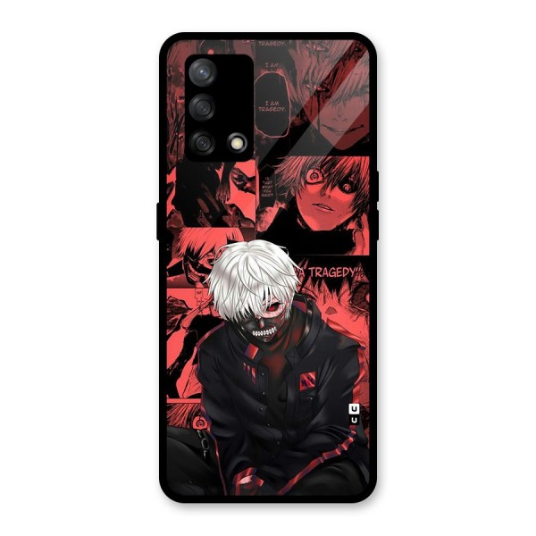 Toukyo Ghoul Kaneki Manga Glass Back Case for Oppo F19