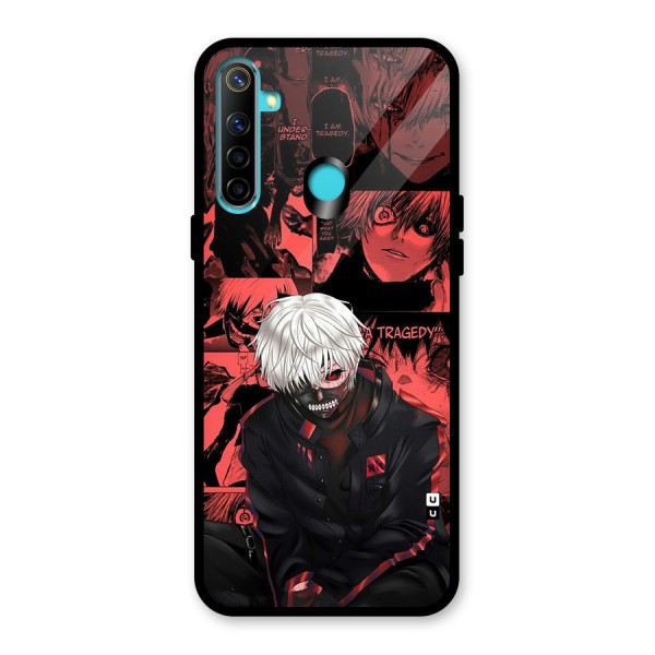 Toukyo Ghoul Kaneki Manga Glass Back Case for Realme 5s