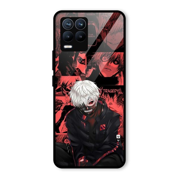 Toukyo Ghoul Kaneki Manga Glass Back Case for Realme 8