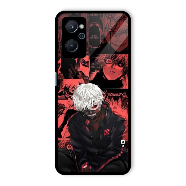 Toukyo Ghoul Kaneki Manga Glass Back Case for Realme 9i