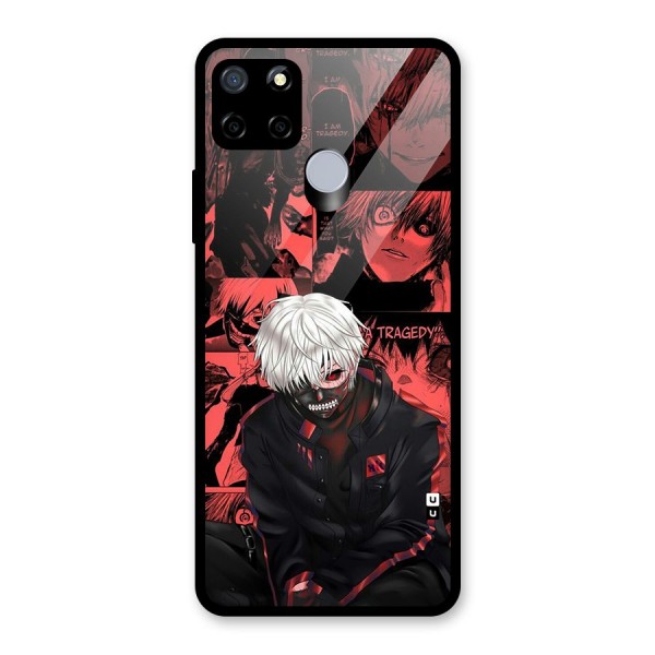 Toukyo Ghoul Kaneki Manga Glass Back Case for Realme C15