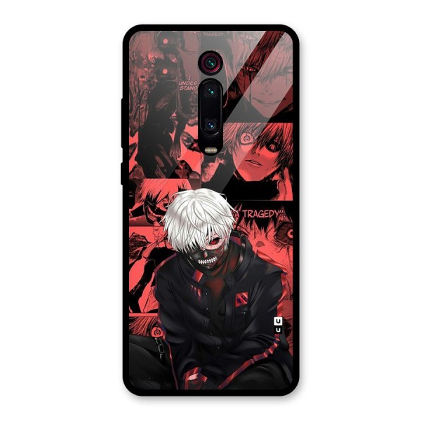 Toukyo Ghoul Kaneki Manga Glass Back Case for Redmi K20