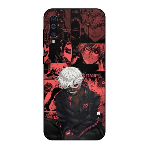 Toukyo Ghoul Kaneki Manga Metal Back Case for Galaxy A50s