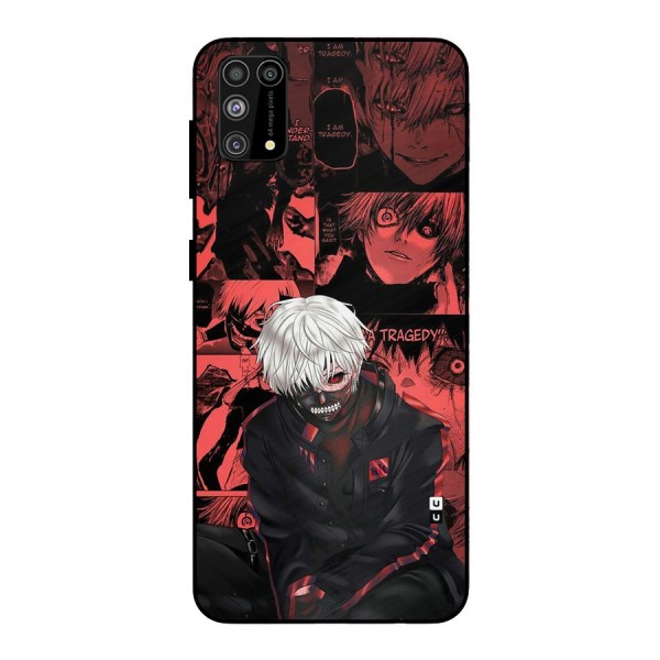 Toukyo Ghoul Kaneki Manga Metal Back Case for Galaxy M31