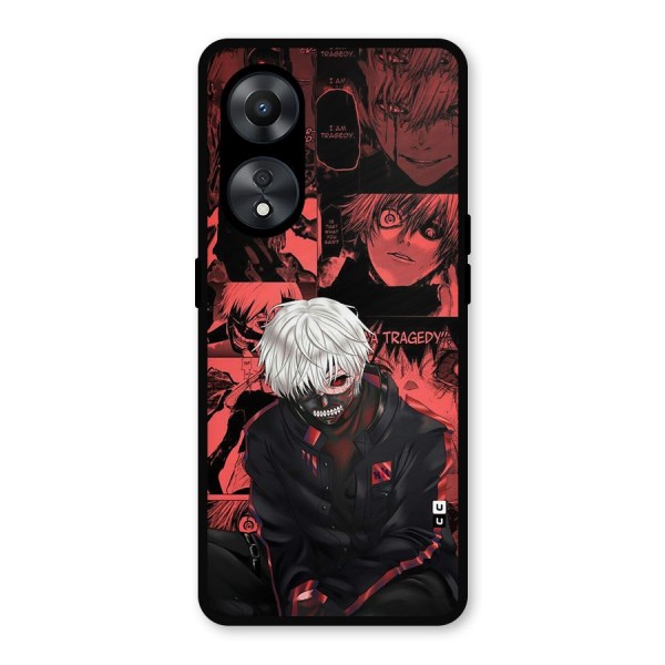 Toukyo Ghoul Kaneki Manga Metal Back Case for Oppo A78