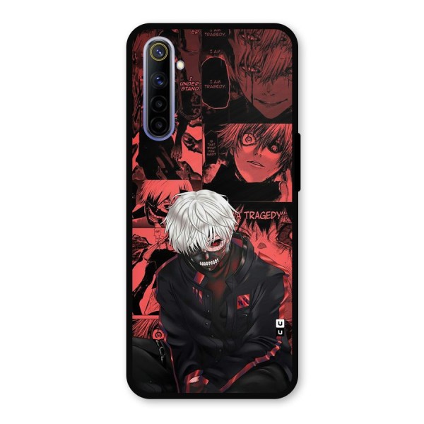 Toukyo Ghoul Kaneki Manga Metal Back Case for Realme 6