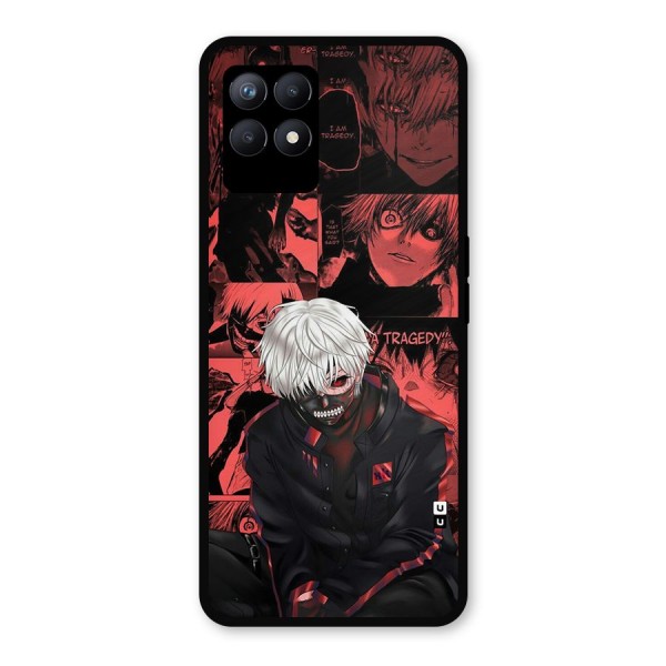 Toukyo Ghoul Kaneki Manga Metal Back Case for Realme 8i