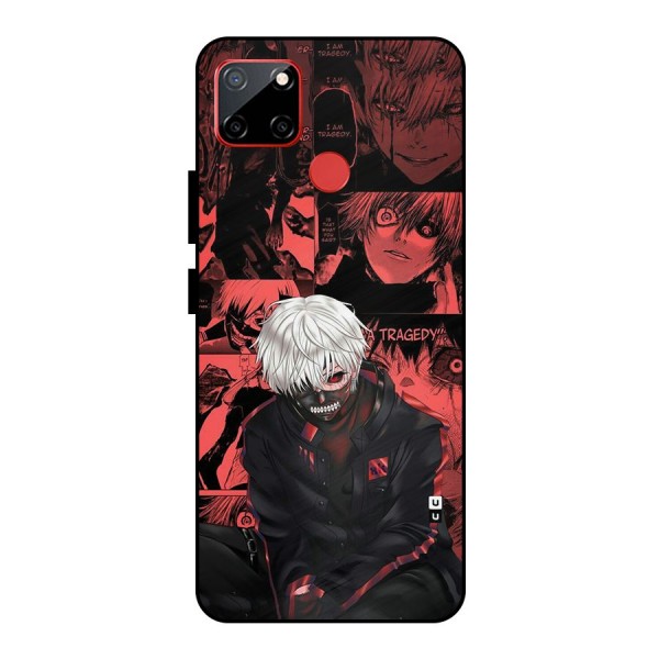 Toukyo Ghoul Kaneki Manga Metal Back Case for Realme C12