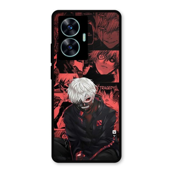 Toukyo Ghoul Kaneki Manga Metal Back Case for Realme C55