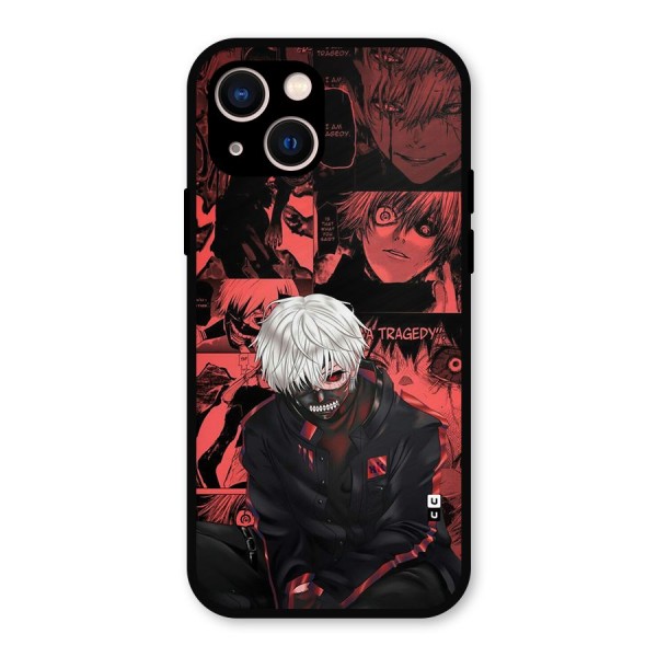 Toukyo Ghoul Kaneki Manga Metal Back Case for iPhone 13