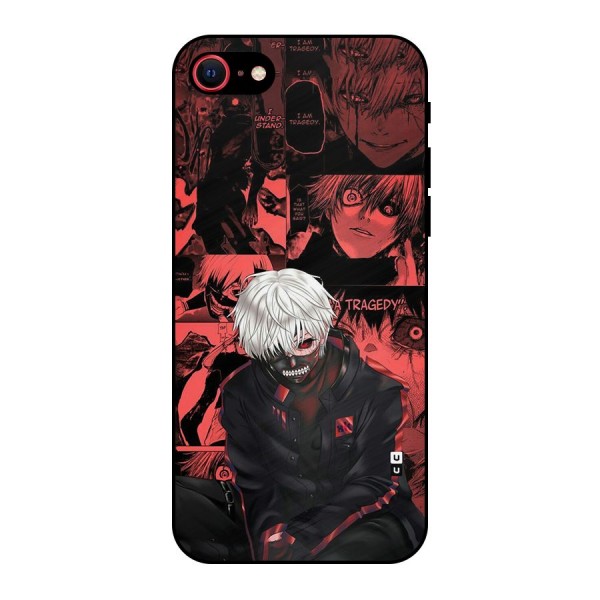 Toukyo Ghoul Kaneki Manga Metal Back Case for iPhone 7