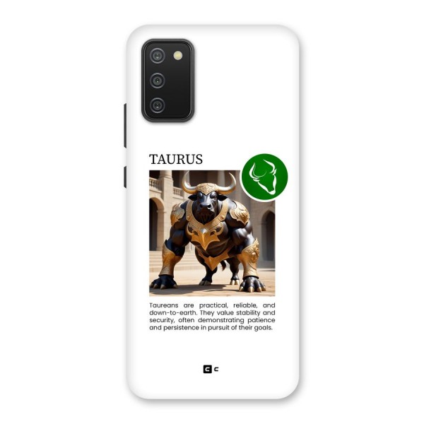 Towering Taurus Back Case for Galaxy F02s