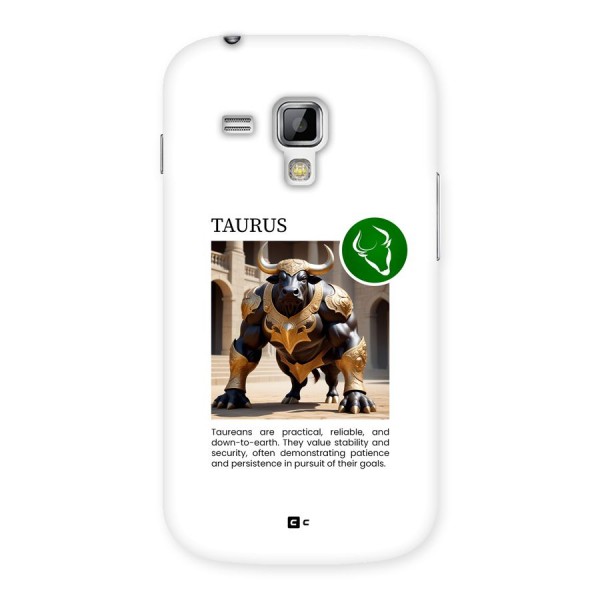 Towering Taurus Back Case for Galaxy S Duos