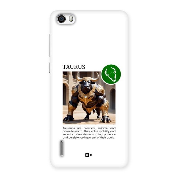 Towering Taurus Back Case for Honor 6