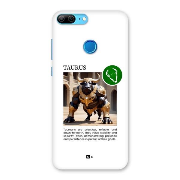 Towering Taurus Back Case for Honor 9 Lite