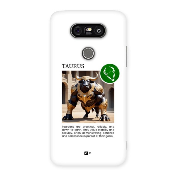 Towering Taurus Back Case for LG G5