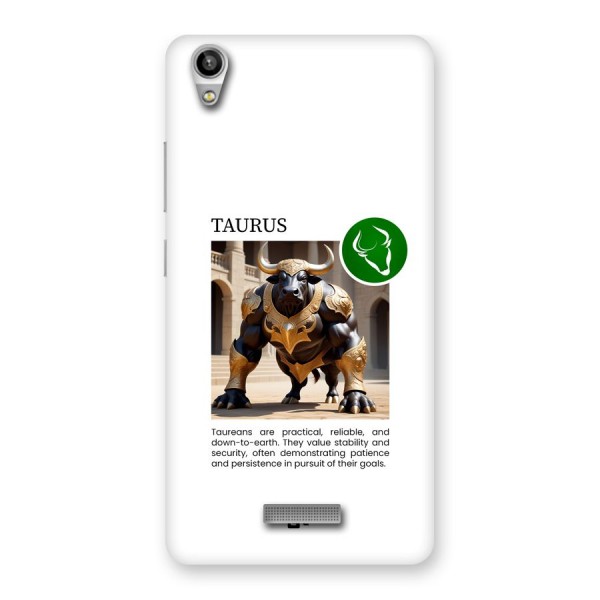 Towering Taurus Back Case for Lava Pixel V1