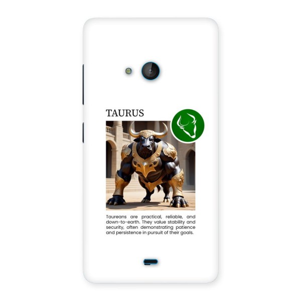 Towering Taurus Back Case for Lumia 540