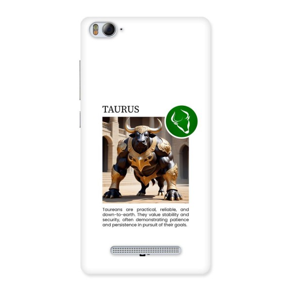 Towering Taurus Back Case for Mi4i