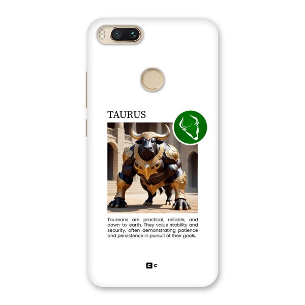 Towering Taurus Back Case for Mi A1