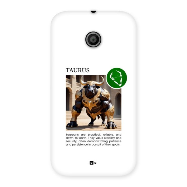 Towering Taurus Back Case for Moto E