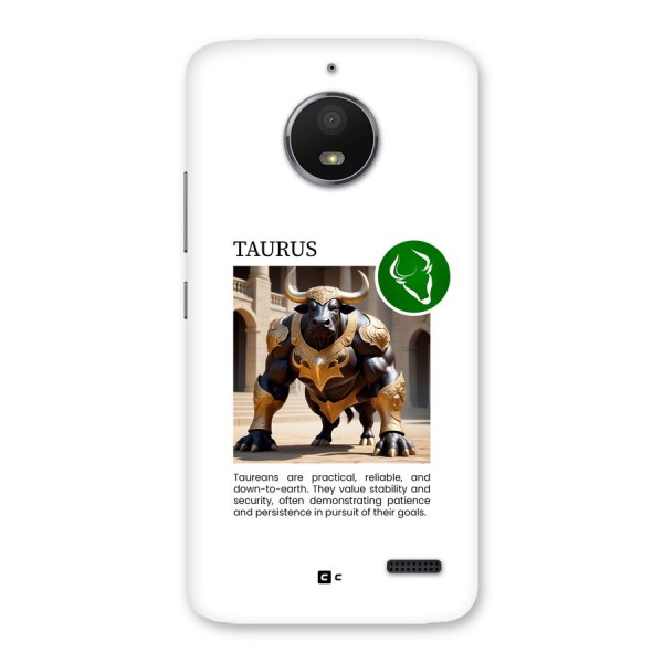 Towering Taurus Back Case for Moto E4