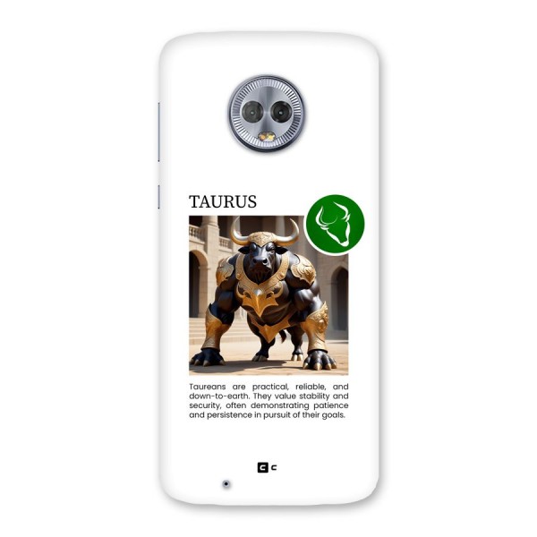 Towering Taurus Back Case for Moto G6