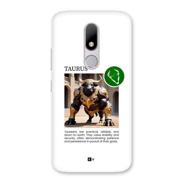 Towering Taurus Back Case for Moto M