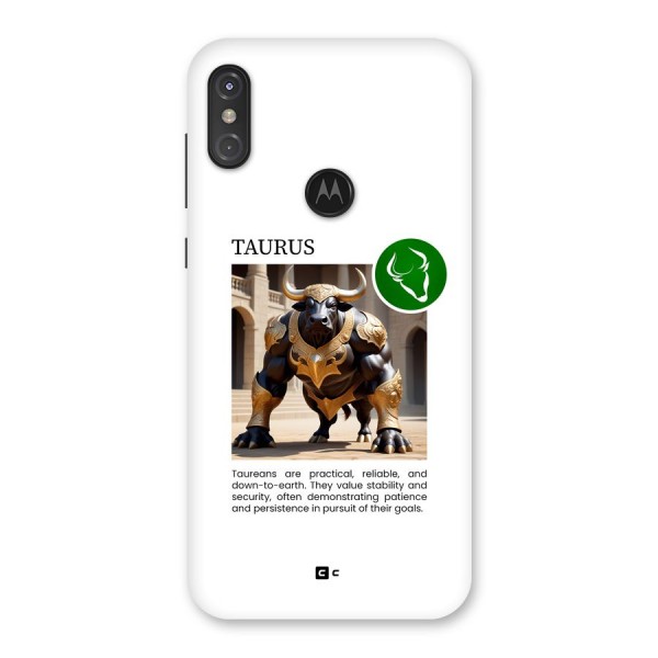 Towering Taurus Back Case for Motorola One Power