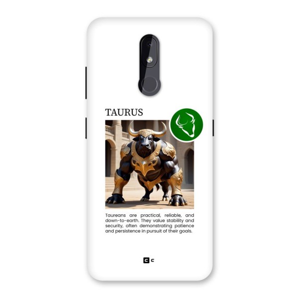 Towering Taurus Back Case for Nokia 3.2