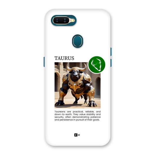 Towering Taurus Back Case for Oppo A12