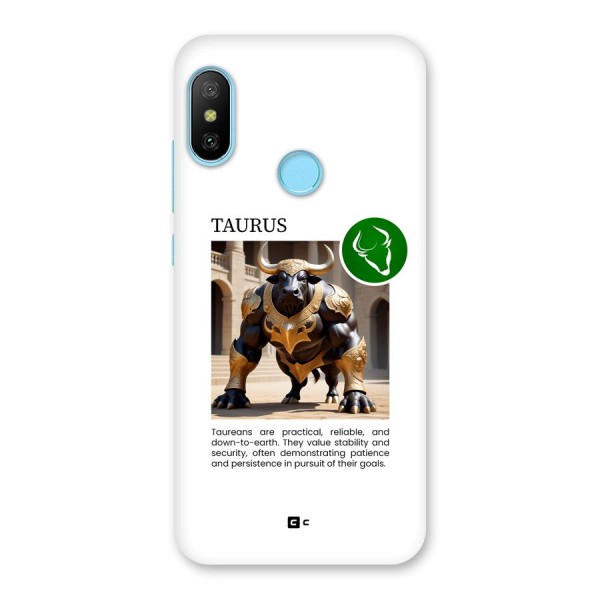 Towering Taurus Back Case for Redmi 6 Pro