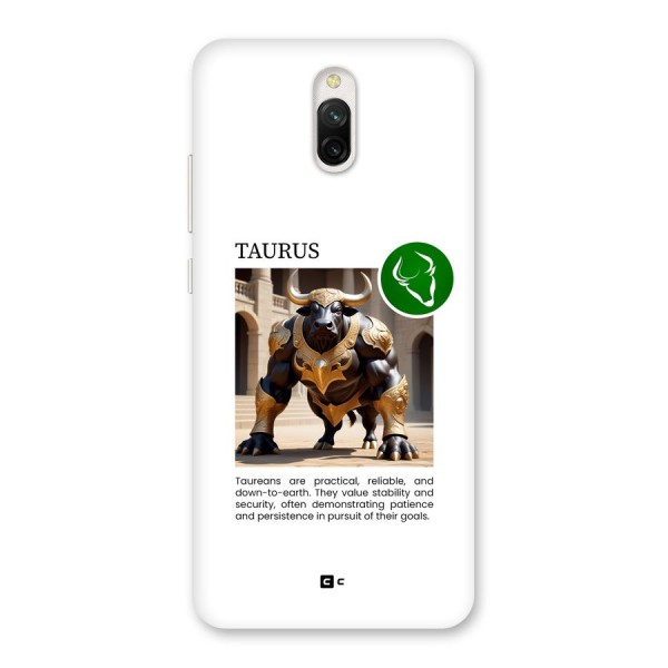 Towering Taurus Back Case for Redmi 8A Dual