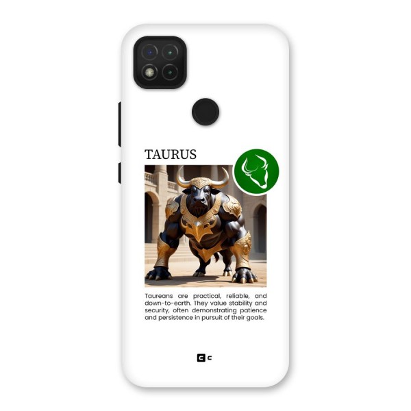 Towering Taurus Back Case for Redmi 9 Activ